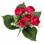 SZTUCZNE KWIATY PEONIE BUKIET KWIATÓW kwiatki do wazonu JAK ŻYWE peonia