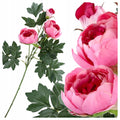SZTUCZNE KWIATY peonie piwonia GAŁĄZKA DEKORACYJNA 70cm LIŚCIE kwiat PEONIA