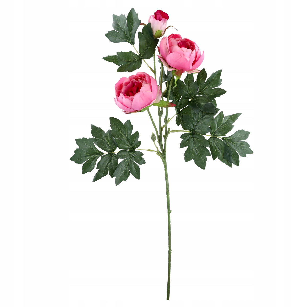 SZTUCZNE KWIATY peonie piwonia GAŁĄZKA DEKORACYJNA 70cm LIŚCIE kwiat PEONIA