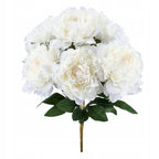SZTUCZNE KWIATY PIWONIE bukiet kwiatów peonii 42cm DUŻE GŁÓWKI kwiat PEONIE