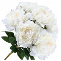 SZTUCZNE KWIATY PIWONIE bukiet kwiatów peonii 42cm DUŻE GŁÓWKI kwiat PEONIE