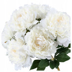 SZTUCZNE KWIATY PIWONIE bukiet kwiatów peonii 42cm DUŻE GŁÓWKI kwiat PEONIE