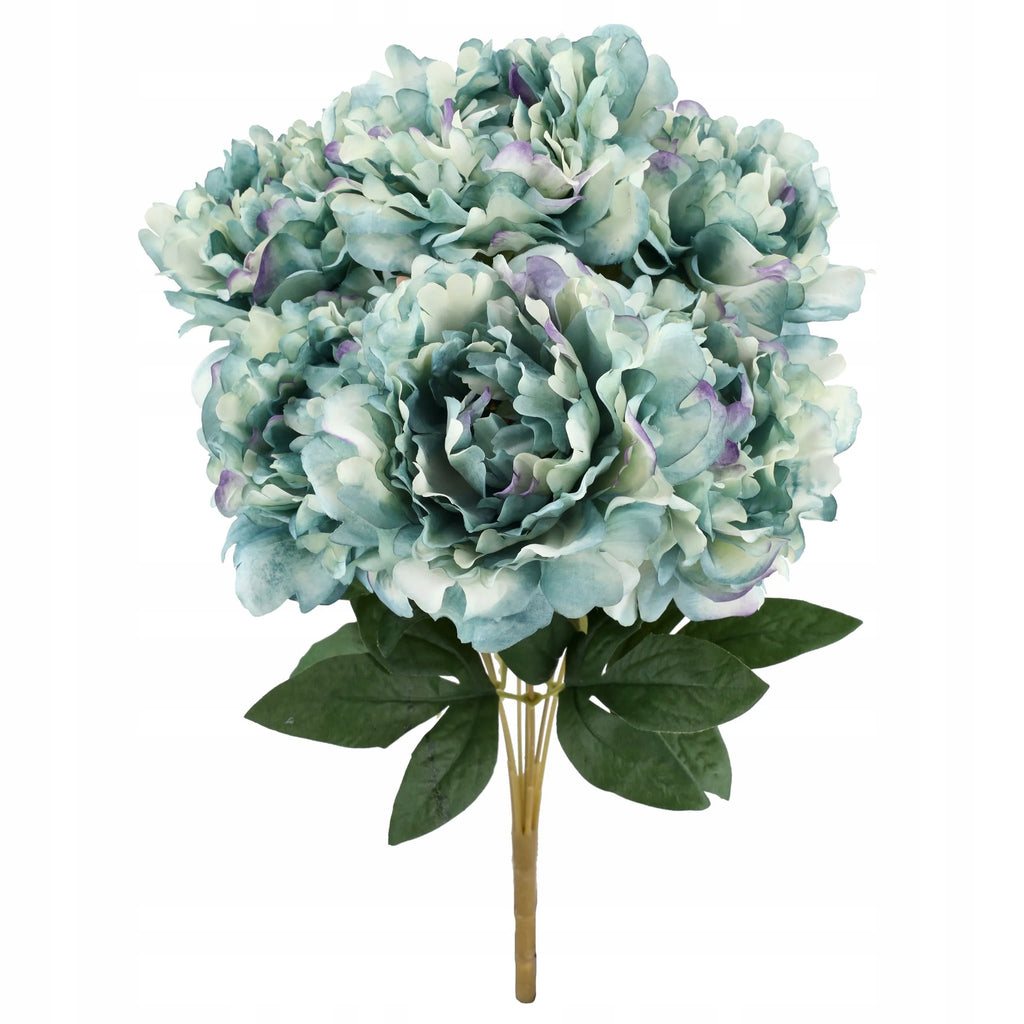SZTUCZNE KWIATY PIWONIE PEONIE DUŻY BUKIET 42cm DEKORACJA PEONIA PIWONIA