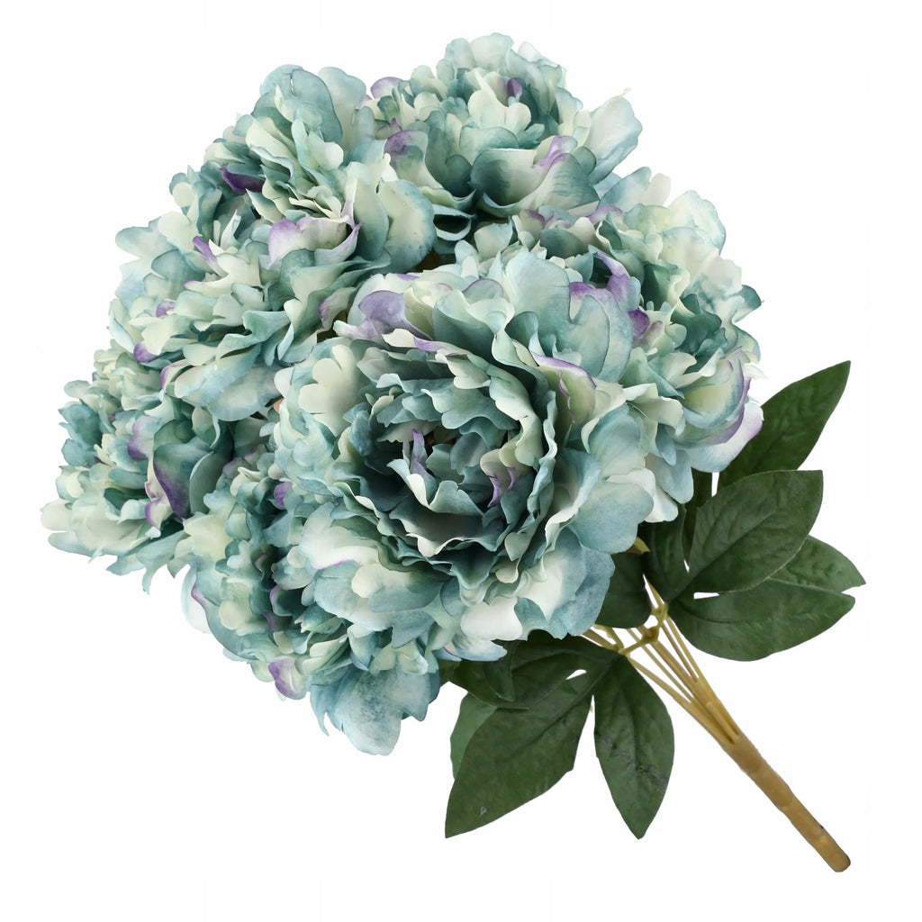 SZTUCZNE KWIATY PIWONIE PEONIE DUŻY BUKIET 42cm DEKORACJA PEONIA PIWONIA