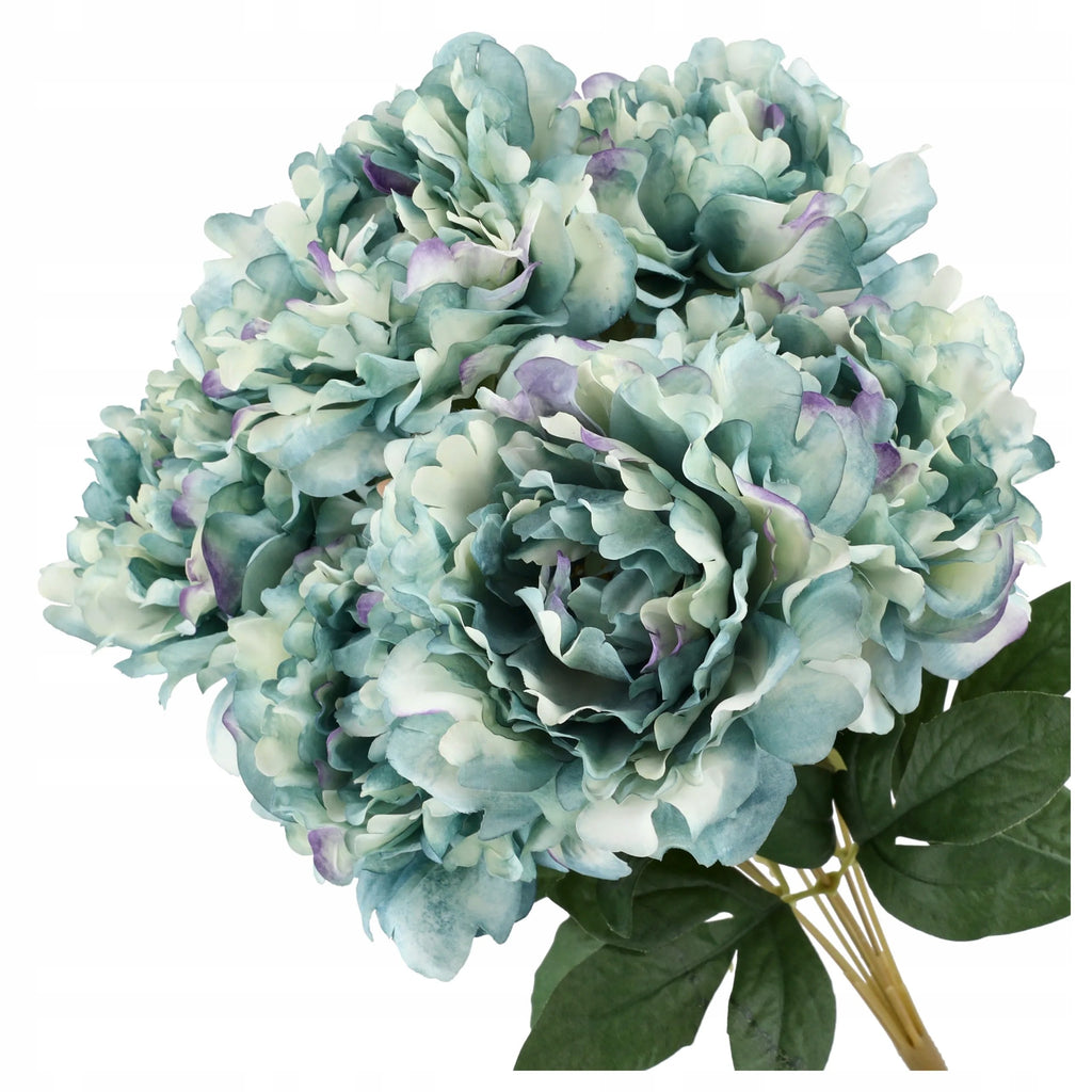 SZTUCZNE KWIATY PIWONIE PEONIE DUŻY BUKIET 42cm DEKORACJA PEONIA PIWONIA