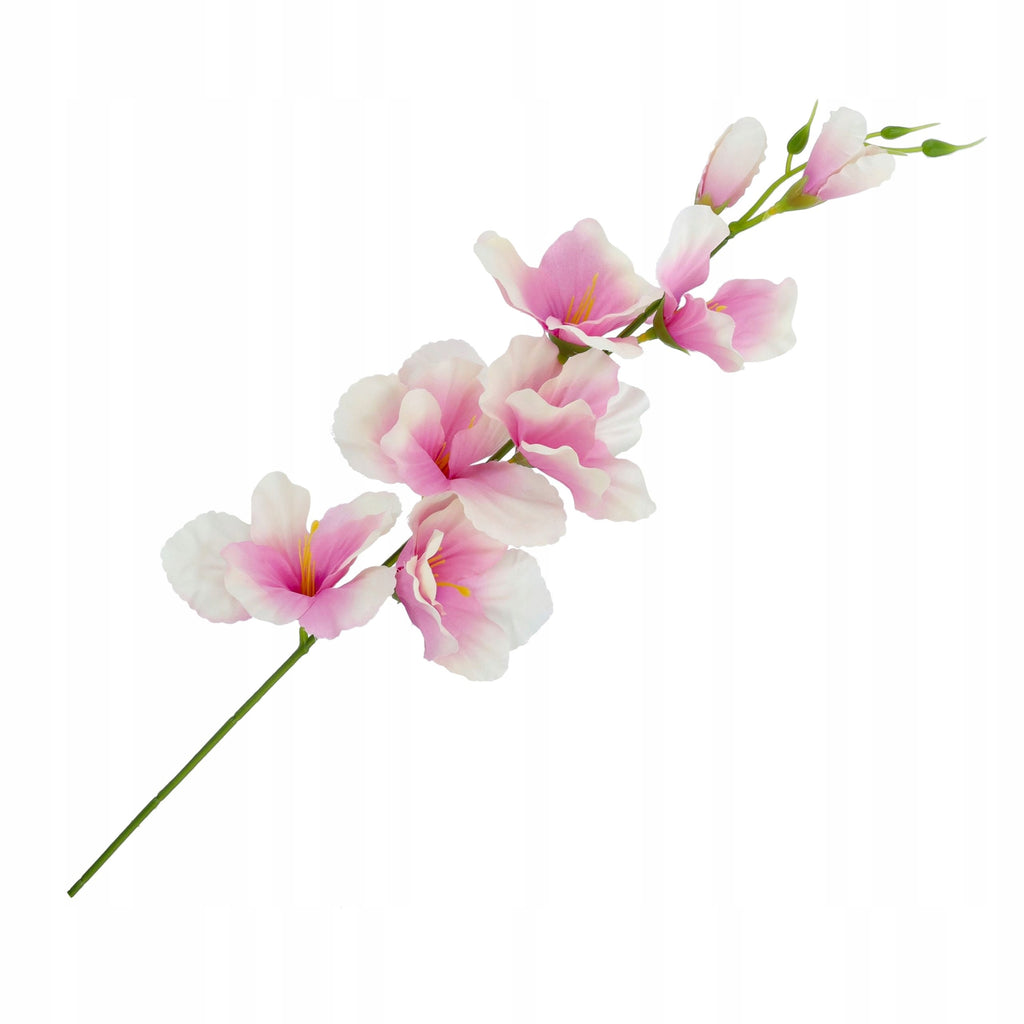 Sztuczny Mieczyk Krem/Róż 62cm Gałązka KWIATY SZTUCZNE do kompozyscji