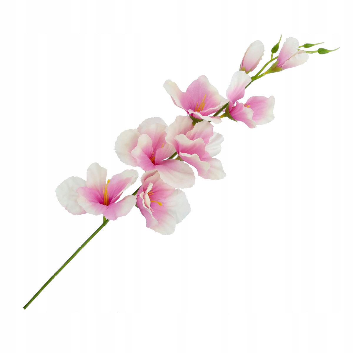 Sztuczny Mieczyk Krem/Róż 62cm Gałązka KWIATY SZTUCZNE do kompozyscji