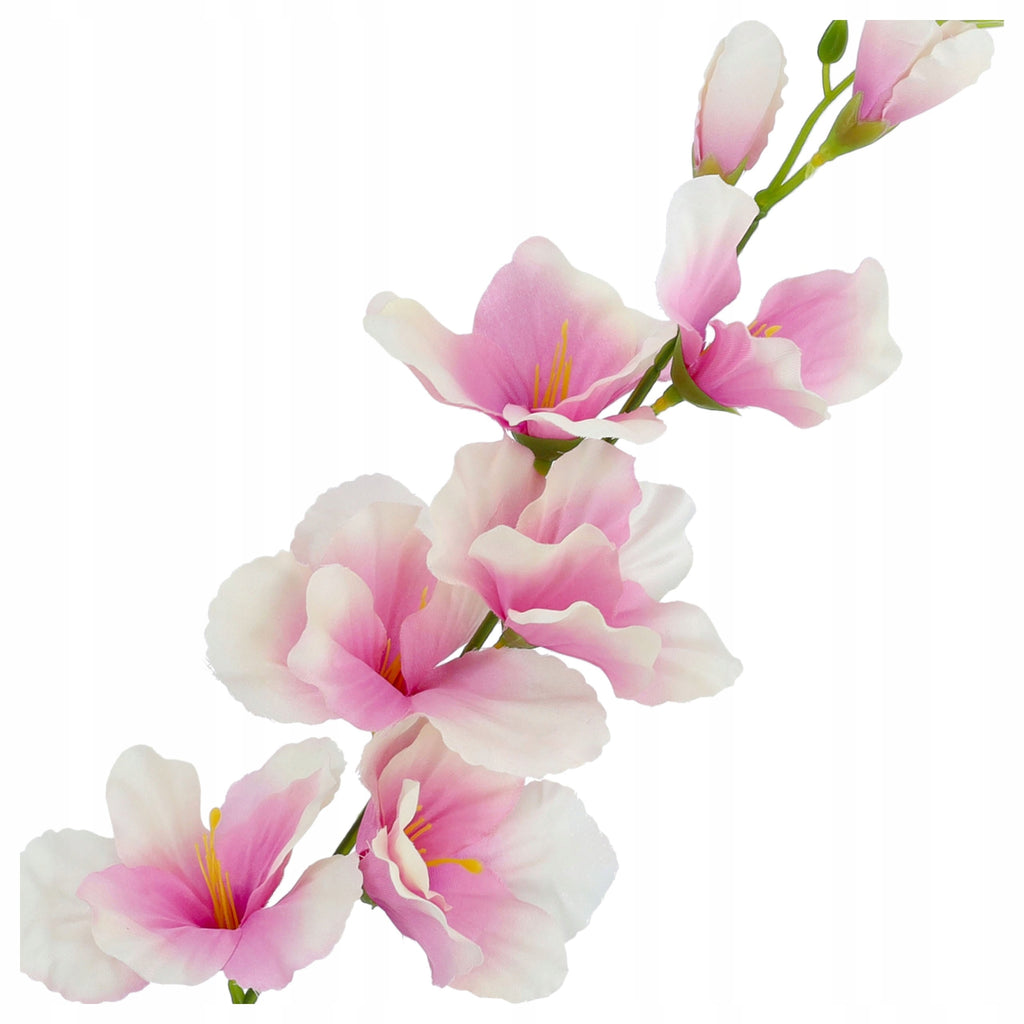 Sztuczny Mieczyk Krem/Róż 62cm Gałązka KWIATY SZTUCZNE do kompozyscji