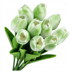 TULIPANY SILIKONOWE bukiet tulipanów TULIPAN 10szt dekoracje do wazonu