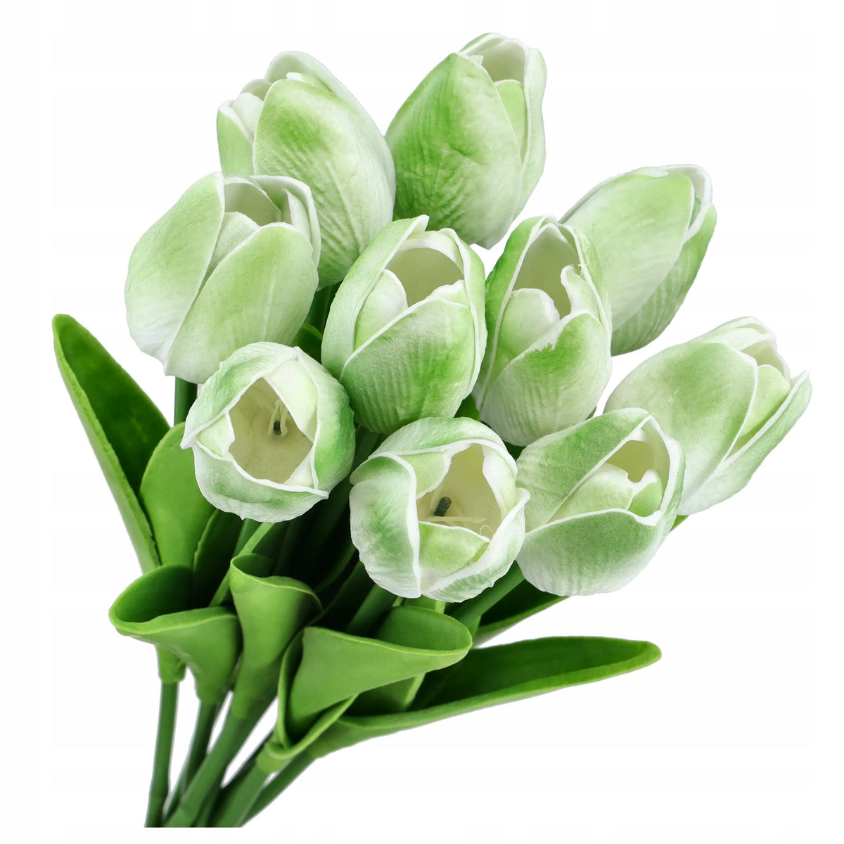 TULIPANY SILIKONOWE bukiet tulipanów TULIPAN 10szt dekoracje do wazonu