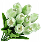 TULIPANY SILIKONOWE bukiet tulipanów TULIPAN 10szt dekoracje do wazonu