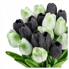 TULIPANY SILIKONOWE KWIATY bukiet tulipanów na WIELKANOC ozdobne TULIPAN