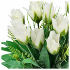 TULIPANY SZTUCZNE KWIATY bukiet kwiatów TULIPAN bukiety 3szt dekoracja